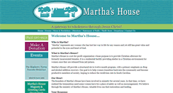 Desktop Screenshot of marthashouseinc.com